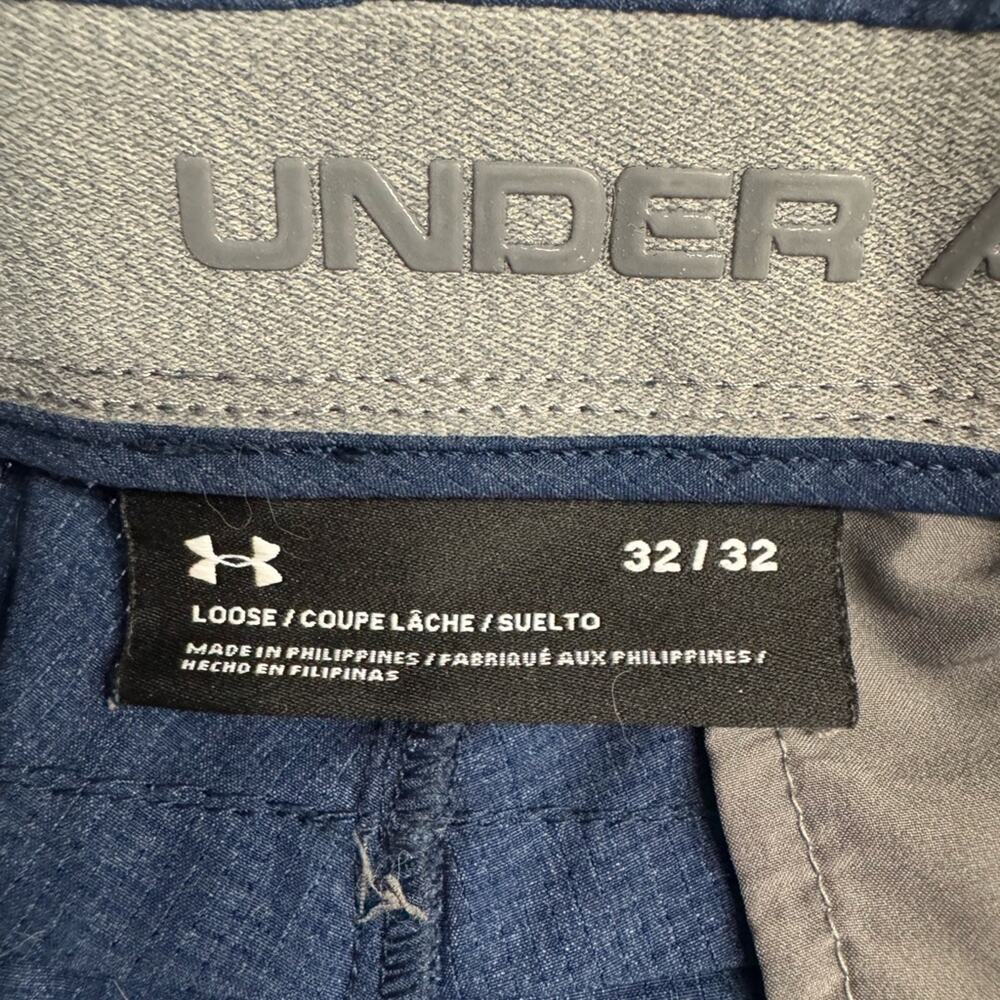 Under Armour Golf Loose Fit Pants 32x32 Navy Lightweight Breathable Pants - Picture 4 of 7